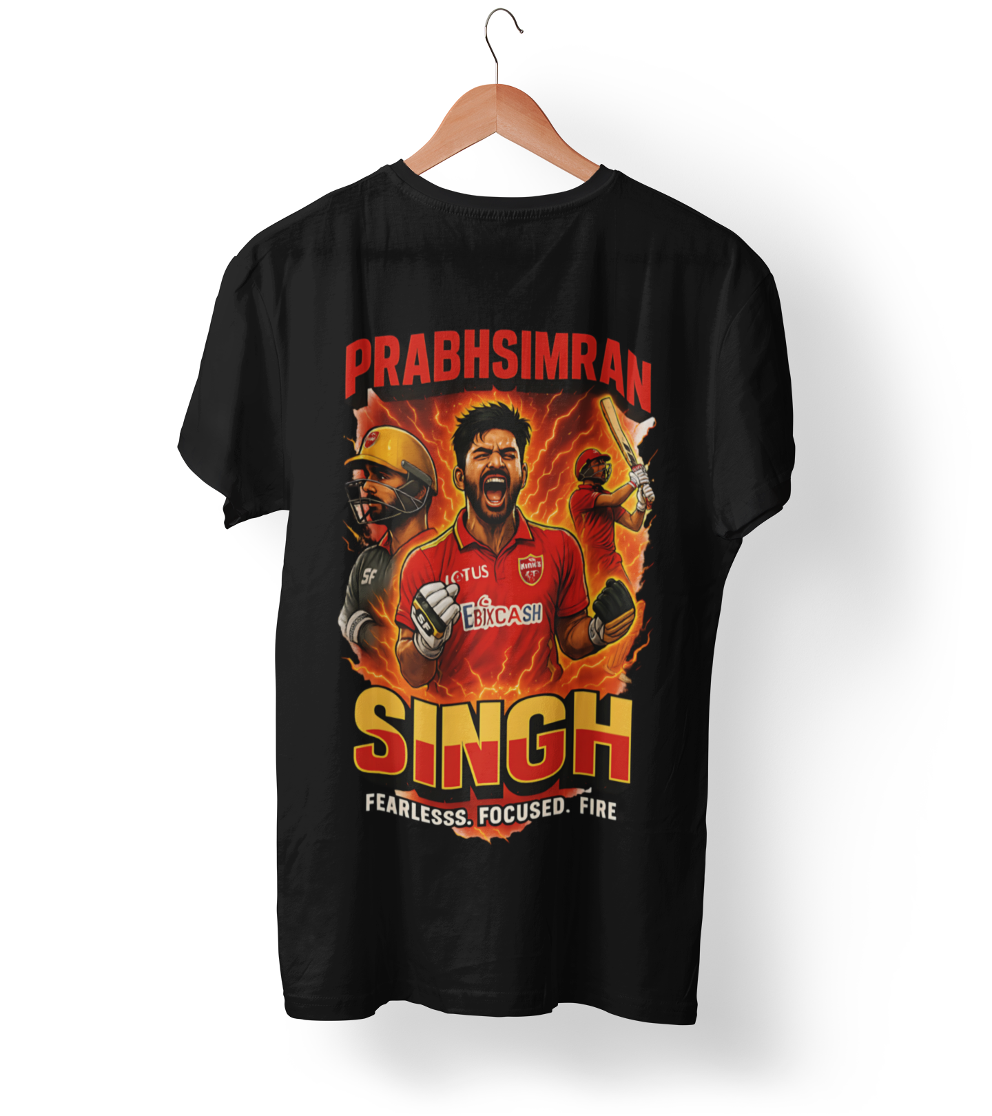 PrabhSimran Singh PSK IPL Team Player Tshirt