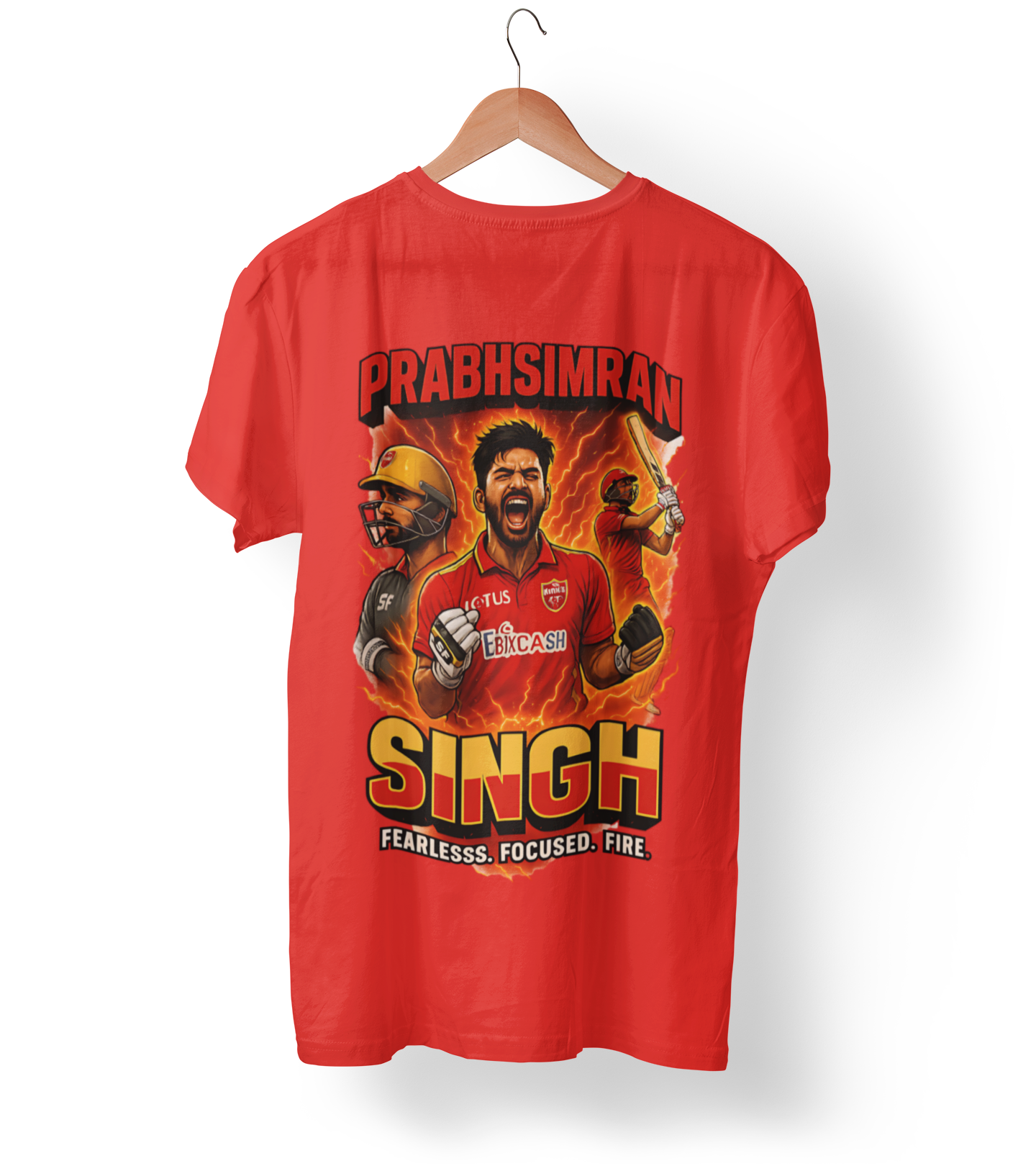 PrabhSimran Singh PSK IPL Team Player Tshirt